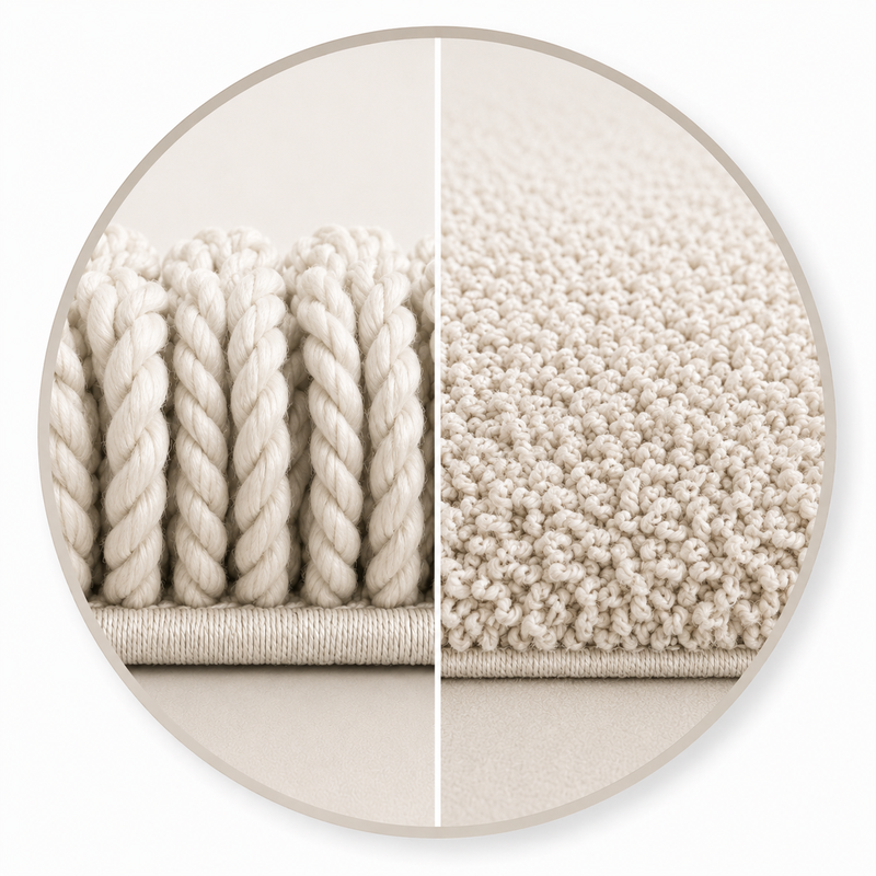 Plush and Textured Carpet