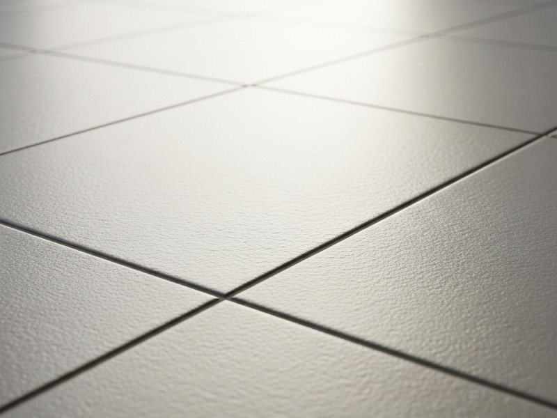 Galley kitchen with beautiful tile flooring